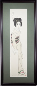 "Waiting woman" Medium edition