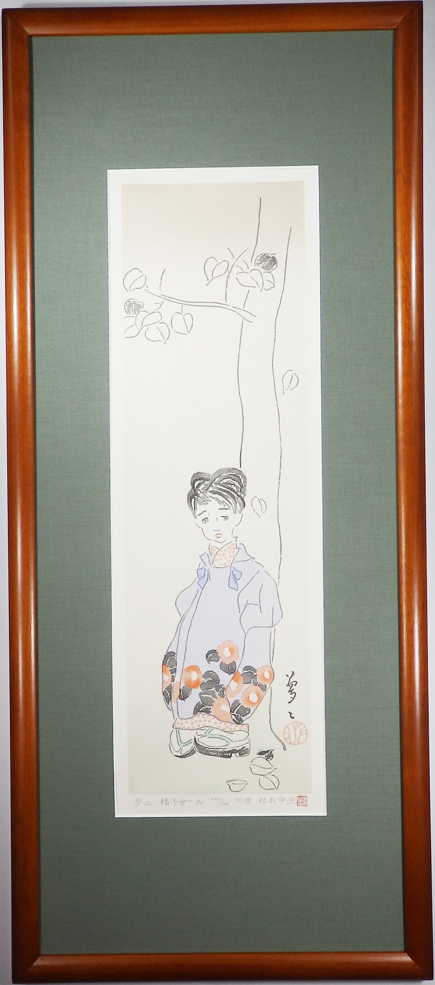 "Tsubaki girl" Medium edition
